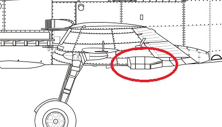 détail aile Bf109 E